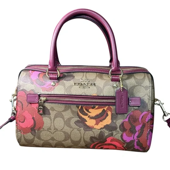 Coach Rowan Rose Signature Crossbody Satchel Set with Wallets (3 Piece Set) - Picture 3 of 15